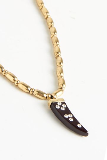 

Collar Rapsodia Oval Cuerno Talla: U y color: negro