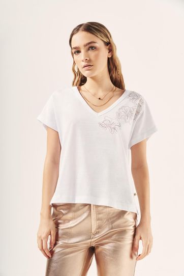 

Playera Rapsodia Goa T Talla: XS y color: blanco