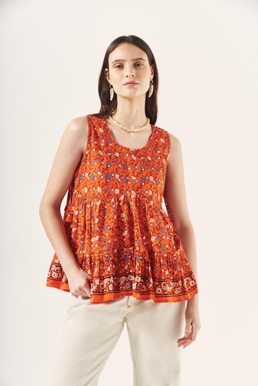 

Top Rapsodia Annie Cypres Talla: XL y color: rojo
