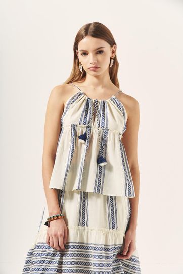 

Top Rapsodia Jacquard Talla: XL y color: verde