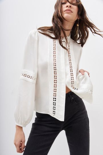 

Camisa Rapsodia Tomeo Satin Talla: XS y color: blanco