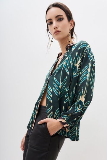 

Camisa Rapsodia Lina Ankara Talla: S y color: verde