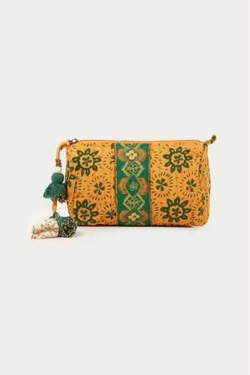 

Bolsa Rapsodia Chico Otomi Talla: U y color: mostaza