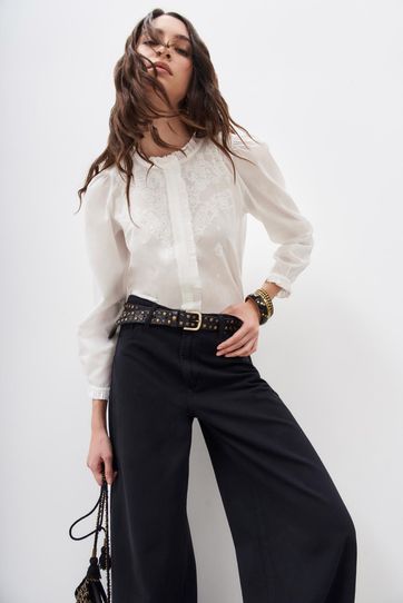 

Camisa Rapsodia Eloise Talla: S y color: blanco