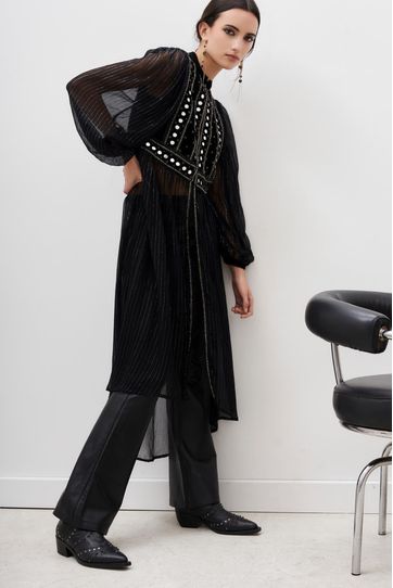 

Saco Rapsodia Malinke Barouk Talla: S y color: negro