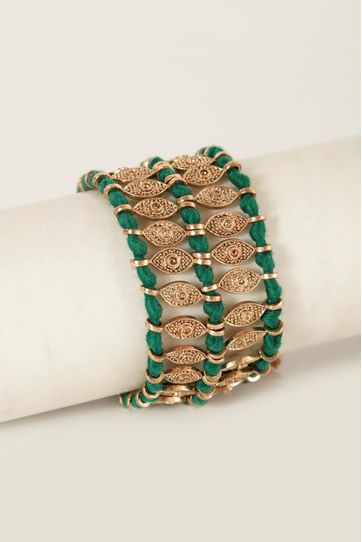 

Pulsera Rapsodia Madison Doble Talla: U y color: verde