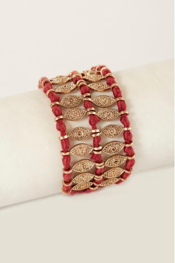 

Pulsera Rapsodia Madison Doble Talla: U y color: bordo