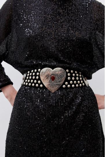 

Cinturon Rapsodia Faja Heart Talla: U y color: negro