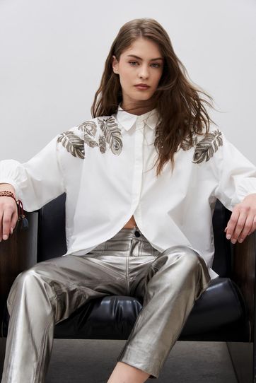 

Camisa Rapsodia Louise Talla: XL y color: blanco