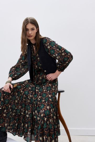 

Vestido Rapsodia Gitan Blockprint Talla: M y color: negro