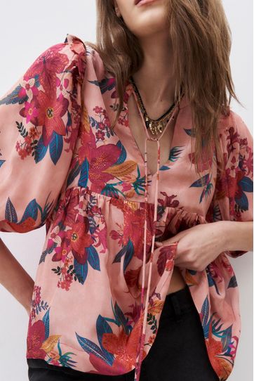 

Camisa Rapsodia Osaka Garden Talla: S y color: rosa