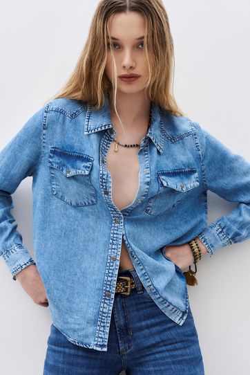 

Camisa Rapsodia Metal Talla: XS y color: azul