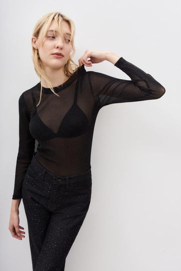 

Blusa Rapsodia Shinny Talla: L y color: negro