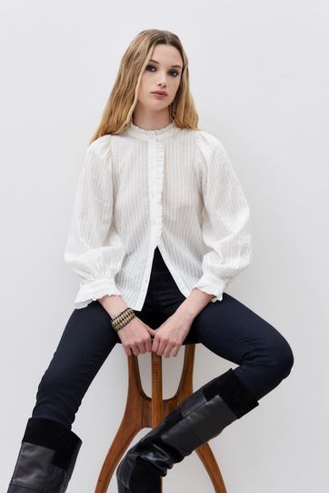 

Camisa Rapsodia Icel Talla: XS y color: blanco