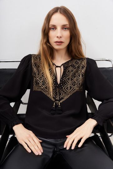 

Camisa Rapsodia Nikolai Jewel Talla: XS y color: negro