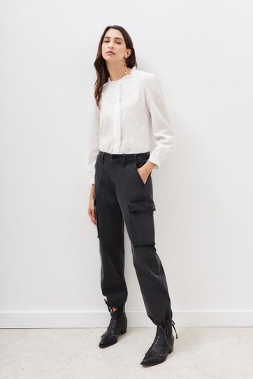 

Pantalón Rapsodia Cargo New Talla: S y color: negro